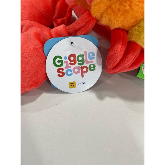 Gigglescape 9'' Hermit Crab Plush Toy Multicolor Stuffed Animal - Picture 3 of 4